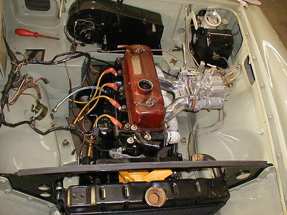 Rebuilt MG engine