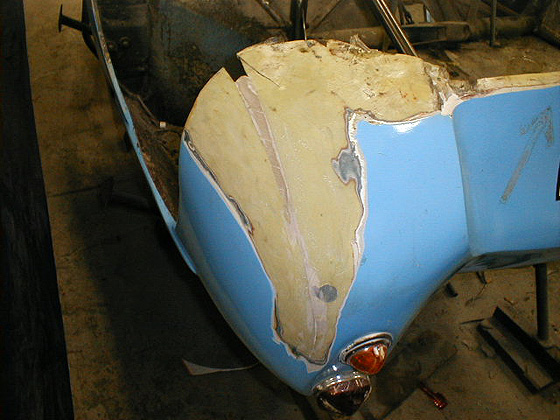 Rear body repair