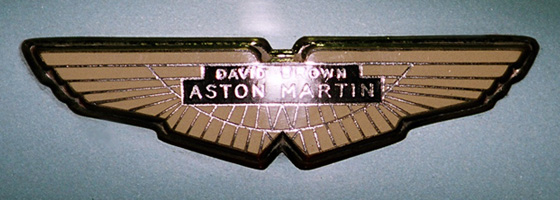 david brown aston martin badge