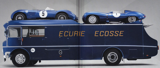 Beautifully restored Ecurie Ecosse Transporter